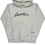 Lacoste Hoodie - Medium White Cotton