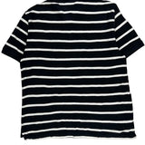 Tommy Hilfiger Striped Polo Shirt - XL Black Cotton