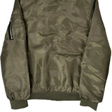 Ma-1 Brooklyn Cloth Bomber Jacket - Large Green Nylon