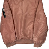 Ma-1 Brooklyn Bomber Jacket - XL Pink Polyester