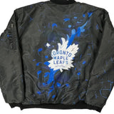 Toronto Maple Leafs Unbranded Ma-1 Bomber Jacket - XL Black Polyester