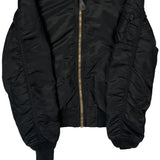 Ma-1 Alpha Industries Bomber Jacket - Medium Black Nylon