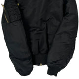 Ma-1 Alpha Industries Bomber Jacket - Medium Black Nylon