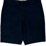 Dickies Shorts - 37W 11L Navy Polyester Blend
