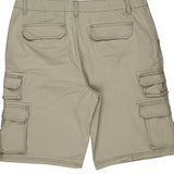 Iron Cargo Shorts - 36″ Waist Beige Cotton
