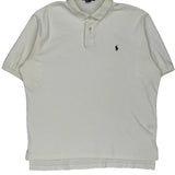 Polo By Ralph Lauren Polo Shirt - Large White Cotton