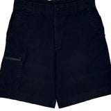 Nautica Cargo Shorts - 34W 9L Navy Cotton