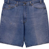 Levis Denim Shorts - 36W 9L Blue Denim