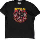 Kiss Band T-Shirt - XL Black Cotton