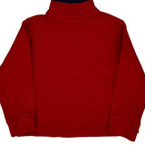 Age 1.5 Years Polo By Ralph Lauren 1/4 Zip - 2XS Red Cotton