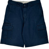 Dickies Cargo Shorts - 35″ Waist Navy Cotton