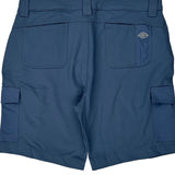 Dickies Cargo Shorts - 34W 9L Blue Polyester