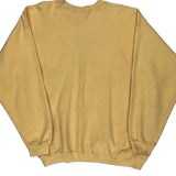 90S Blank Hanes Sweatshirt - Large Yellow Cotton