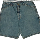 Hs Carpenter Shorts - 35W 10L Blue Cotton