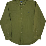 Ralph Lauren Checked Shirt - XL Green Cotton