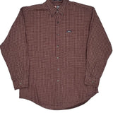 Chaps Ralph Lauren Checked Shirt - Large Brown Cotton