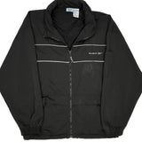 Reebok Windbreaker - XL Black Nylon