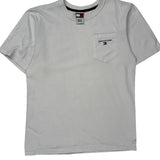 Made In USA Tommy Hilfiger T-Shirt - XL White Cotton