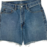 Levis Denim Shorts - 32W 8L Blue Cotton