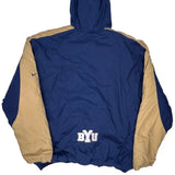 Vintage Brigham Young University Nike College Windbreaker - Large Beige Polyester