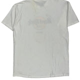 Hard Rock Cafe Graphic T-Shirt - XL White Cotton