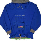 Puma Striped Windbreaker - Medium Blue Polyester