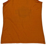 Roatan Honduras Harley Davidson Tank Top - Medium Orange Cotton