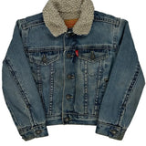 Age 1-2 Levis Collared Denim Jacket - 3XS Blue Cotton