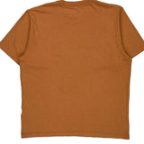 Carhartt T-Shirt - Large Orange Cotton