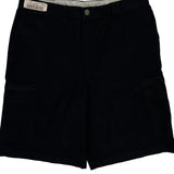 Dickies Cargo Shorts - 36W 11L Black Polyester Blend