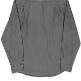 Lacoste Checked Shirt - Medium Black & White Cotton