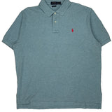 Polo By Ralph Lauren Polo Shirt - 2XL Blue Cotton