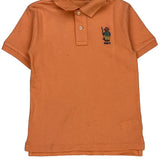 Age 10 Polo By Ralph Lauren Polo Shirt - Medium Orange Cotton