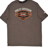 Grand Rapids Harley Davidson Graphic T-Shirt - XL Orange Cotton