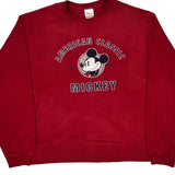 Disney Sweatshirt - XL Red Polyester