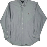 Blake Ralph Lauren Shirt - Large Gray Cotton
