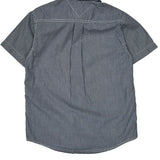 Age 8-10 Tommy Hilfiger Checked Short Sleeve Shirt - Small Blue Cotton