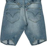 Levis Denim Shorts - 34W 12L Light Wash Cotton