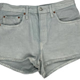 Levis Denim Shorts - 32W UK 12 Light Wash Denim
