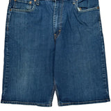Levis Denim Shorts - 34W 11L Blue Cotton