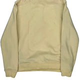 Vintage Tommy Hilfiger Spellout 1/4 Zip - Medium Cream Cotton