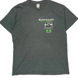Raceway Park Gildan Graphic T-Shirt - Large Grey Cotton