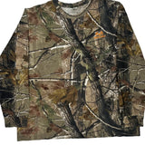 Realtree Camo Long Sleeve T-Shirt - 2XL Camo Cotton Blend
