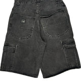 Lee Cargo Shorts - 30W 11L Grey Cotton