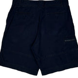 Nautica Cargo Shorts - 34W 9L Navy Cotton