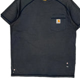 Carhartt T-Shirt - Medium Black Cotton