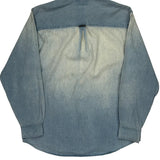 Marlboro Denim Shirt - Small Light Wash Cotton