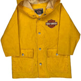 Age 4 Harley Davidson Waterproof Jacket - XS Yellow Polyester