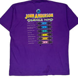 Fruit Of The Loom Single Stitch T-Shirt - XL Purple Cotton Blend