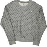 Reverse Weave Champion Sweatshirt - Medium Grey Cotton